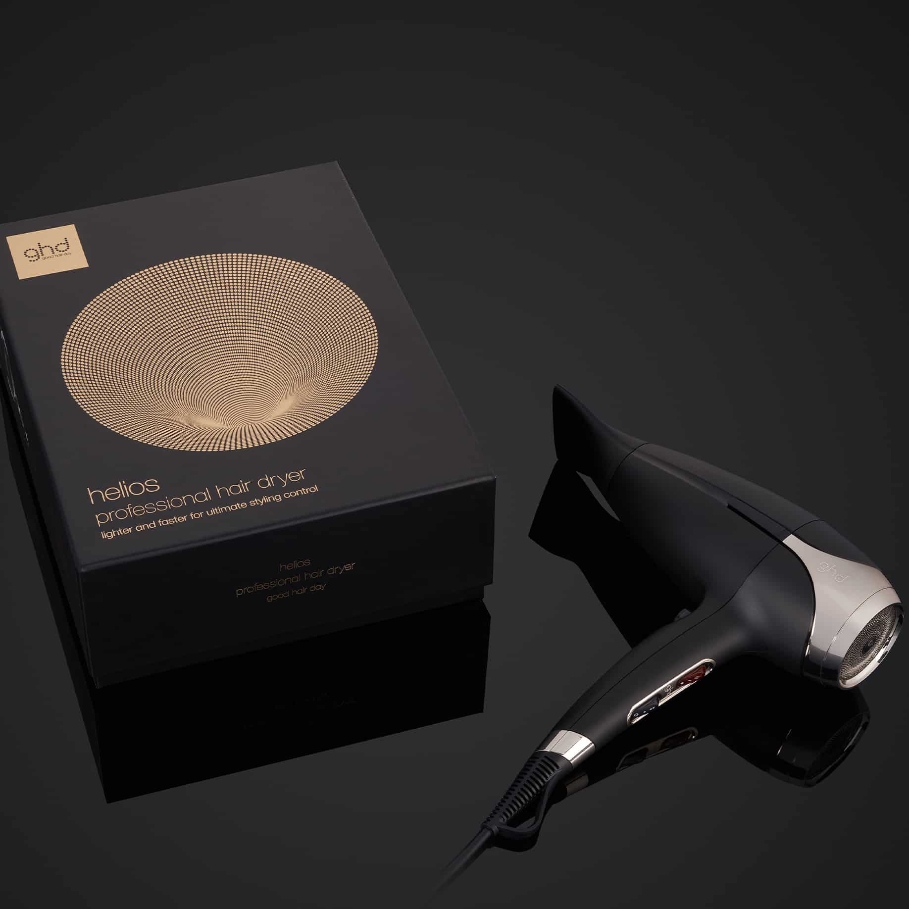 GHD Helios Asciugacapelli - Phon Professionale Nero